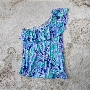 Lilly Pulitzer Neveah One Shoulder Top